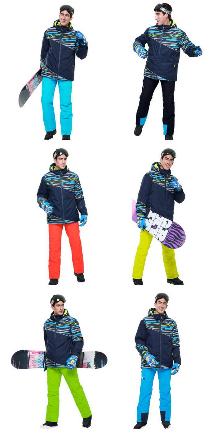 Мужской зимний горнолыжный костюм