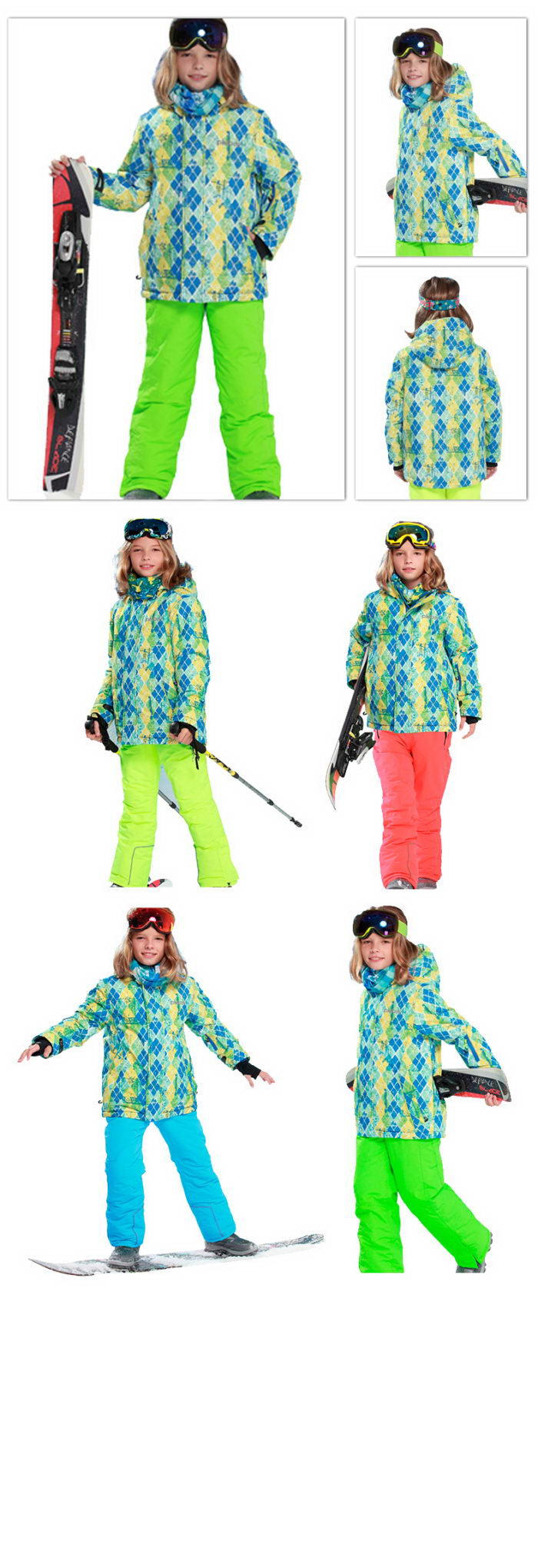 Детские горнолыжные костюмы для мальчиков