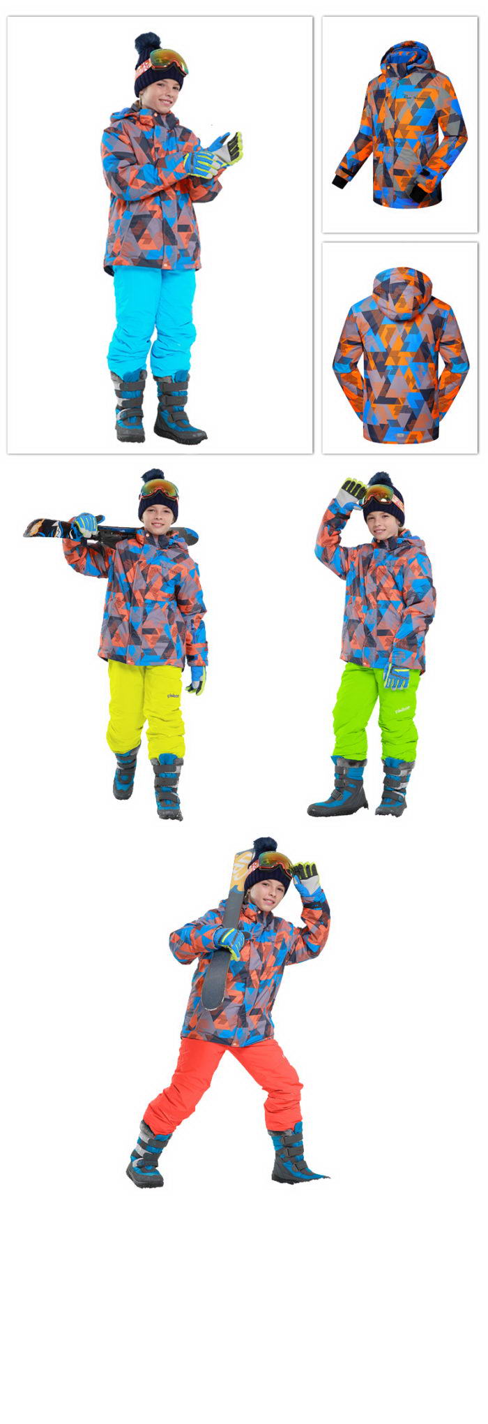 Лыжный детский костюм